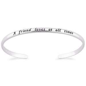 MBM Company 183390001 Sterling Silver Sentiment Bracelet   A Friend 