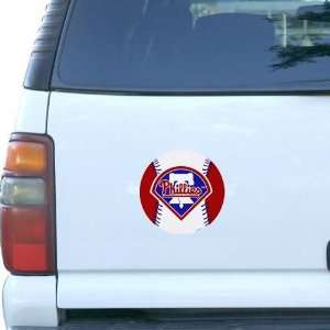   Phillies 8 Baseball Team Logo Car Magnet