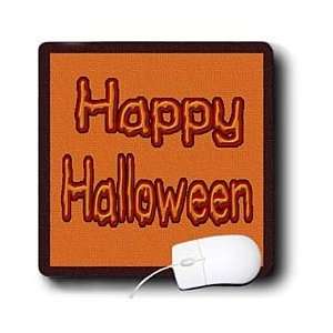   Designs   Happy Halloween Fancy Text   Mouse Pads: Electronics