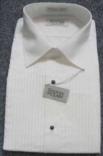 New White Stephen St Clair Tuxedo Shirt 15.5 37/38  