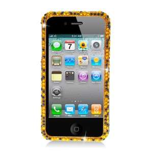   4S Crystal Diamond Case Honey Bee Gold Black Bling Phone Cover  