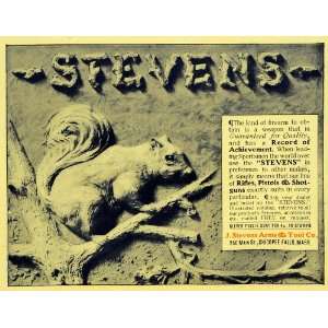  1904 Ad Stevens Arms Tool Chicopee Falls Squirrel Rifle 