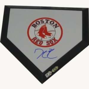  Dustin Pedroia Red Sox Mini Home Plate   MLB Dinner Sets 