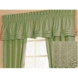  JC Penney Thermal Triple Tuck Textured Valance Sage