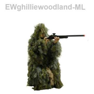 Sniper Airsoft Camouflage Ghillie Suit Fit Meduim Large  