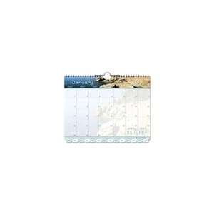   ® Tabbed Monthly Wirebound 12 Month Wall Calendar