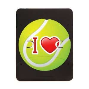  iPad 5 in 1 Case Matte Black I Love Tennis: Everything 