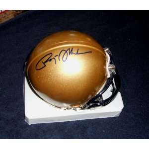  Roger Staubach Heisman Autographed Signed Navy Mini Helmet 