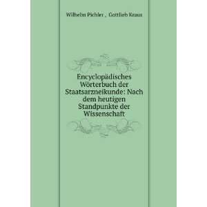   Standpunkte der Wissenschaft Gottlieb Kraus Wilhelm Pichler  Books