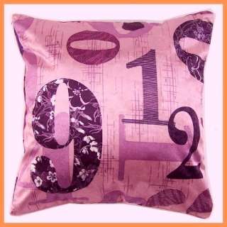   Number Character Throw Pillow Case Cushion Cover Square 18 PJ  