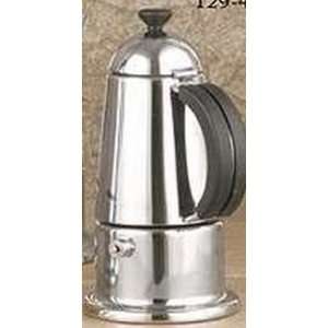   129 4 Stainless Steel Stove Top Espresso Pot (129 4)