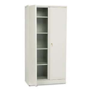    basyx   Easy to Assemble Storage Cabinet, 36w x 18d x 72h, Light 