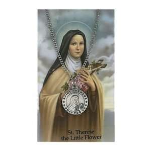   & Saint Gift Set PSD600TF St. Saint Therese Prayer Card Set: Jewelry