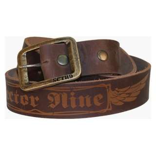  SECTOR 9 GODDESS BROWN LEATHER BELT: Sports & Outdoors