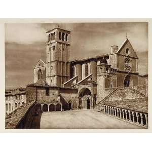   Assisi St. Francis Church   Original Photogravure