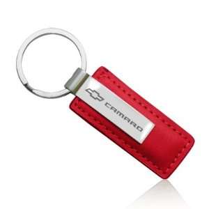  Chevrolet Camaro Red Leather Key Chain: Automotive