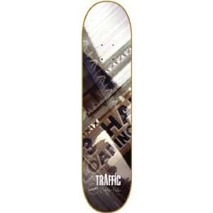  Traffic Puleo Exposure Skateboard Deck   8.0 Sports 