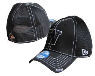 Washington Huskies New Era Neo Flex Fit Hat Black S / M  