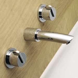   .SSF Xenon 3 Hole Wall Mounted Tub Filler In Satin: Home Improvement