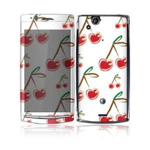  Juicy Cherry Design Protective Skin Decal Sticker for Sony 