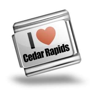 Italian Charms Original I Love cedar rapids region Iowa 