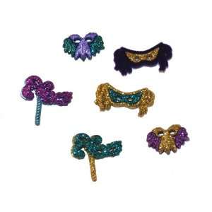  Mardi Gras Masques Buttons Toys & Games