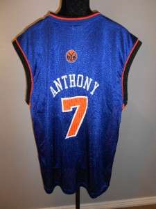 NEW IRREGULAR Carmelo ANTHONY #7 NY KNICKS Mens XLarge XL Adidas 