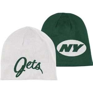   White/Green Reebok Reversible Knit Hat:  Sports & Outdoors
