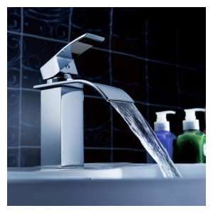 Sprinkle®   Waterfall Bathroom Sink Faucet with Pop up Waste (Chrome 