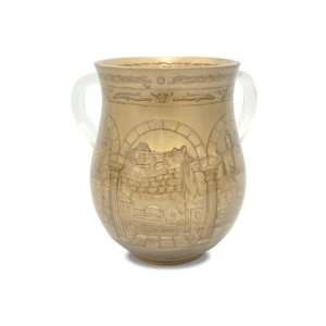  15 Centimeter Ritual Hand Washing Cup With Engravings 