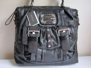 125 GUESS Black EVELYN Tote Handbag Bag Purse  