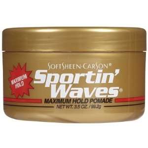  Sportin Waves Maximum Hold Gel Pomade, 3.5 oz (Quantity of 