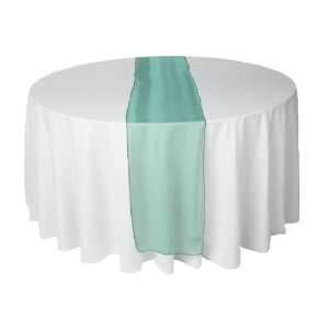  14 x 108 Inch Organza Table Runner Pine Green: Home 