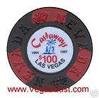 Castaways Casino Las Vegas Nevada $100 Chip Obsolete