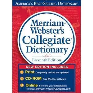  Merriam Websters Collegiate Dictionary, 11th Edition 