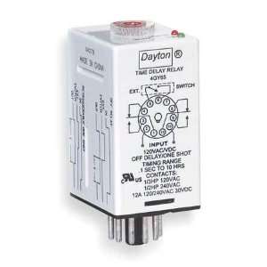  DAYTON 4GY65 Relay,Time Delay,Dpdt,Dual Function