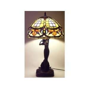  Tiffany Style Table Lamps Italian Lady Sculpture: Home 