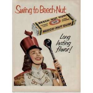  Drum Majorette, Swing to Beech Nut .. 1951 Beech Nut 
