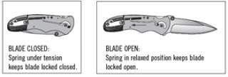 Gerber 22 47161 Fast Draw Spring Assisted Opening Stainless Steel 