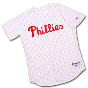   Phillies Home White/Scarlet Authentic MLB Jersey: Sports & Outdoors