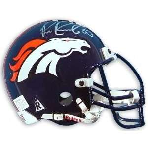  Bill Romanowski Signed Broncos Mini Helmet: Sports 
