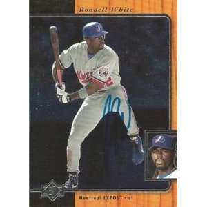  Rondell White Signed Montreal Expos 1996 UD SP Card 