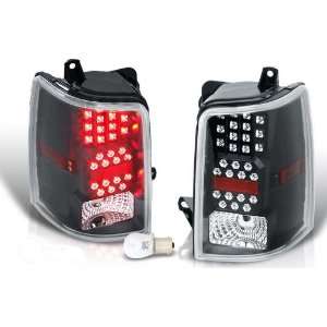  Jeep Grand Cherokee Led Tail Light   Black / Clear 
