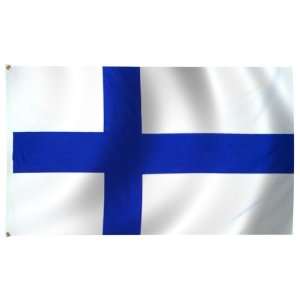  Finland Flag (No Seal) 3X5 Foot E Poly Patio, Lawn 