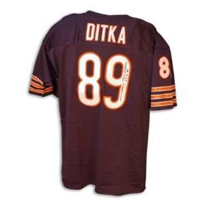  Mike Ditka Signed Chicago Bears t/b Blue Jersey Sports 