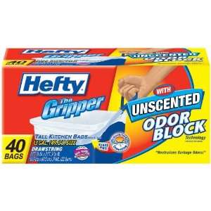  Hefty The Gripper Tall Kitchen Bags: Health & Personal 
