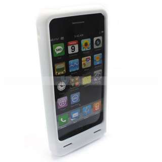 iPhone 3G 3Gs iPhone4 Solar Power Charger Case White  