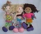   Toy GROOVY GIRL Dolls SIRI Solana KELSEY Rag Plush Toy w/Tags