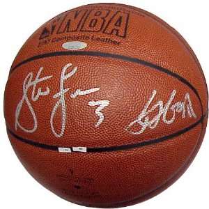  Yao Ming & Steve Francis Houston Rockets Autographed 