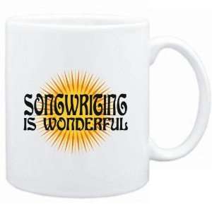  Mug White  Songwriting is wonderful  Hobbies Sports 